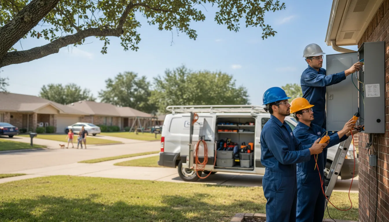 Certified electrician providing emergency electrical services in Buckingham, IA